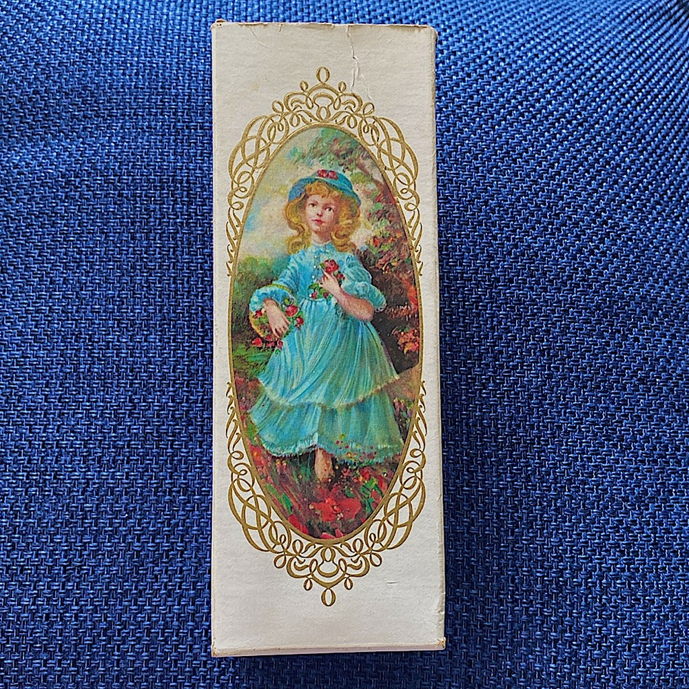 Vintage AVON "LITTLE GIRL BLUE" Cologne Box